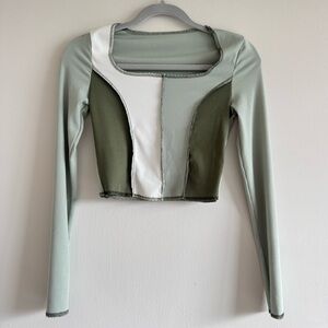 Colorblock Long Sleeve Top